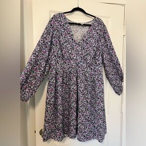 Ava & Viv Floral Mini Dress - Multicolor